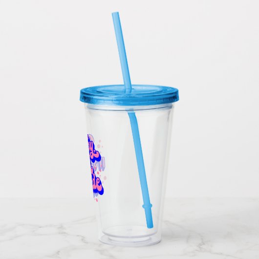 Speelse Baby, het is koud buiten het winterontwerp Acryl Drinkbeker