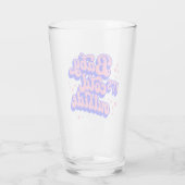 Speelse Baby, het is koud buiten het winterontwerp Glas (Achterkant)