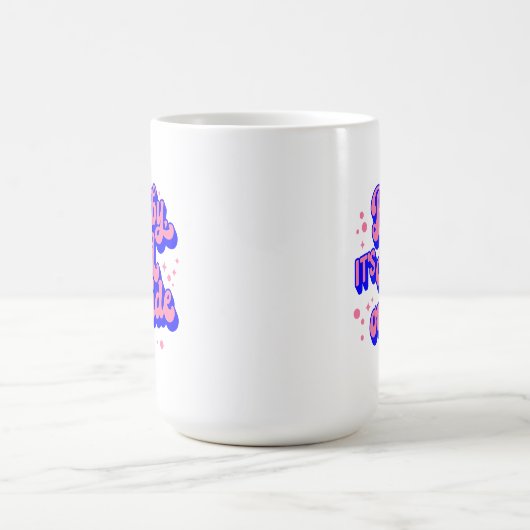 Speelse Baby, het is koud buiten het winterontwerp Koffiemok (Center)