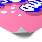 Speelse Baby, het is koud buiten het winterontwerp Poster (Hoek)