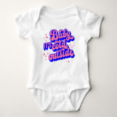 Speelse Baby, het is koud buiten het winterontwerp Romper (Voorkant)