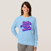 Speelse Baby, het is koud buiten het winterontwerp T-shirt (Voorkant volledig)