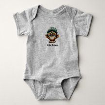 Speelse Baby Monkey met groen Pet Oerwoud