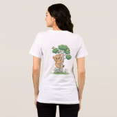 Speelse Babybeer T-shirt (Achterkant volledig)