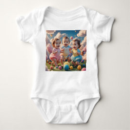 Speelse Baby's en Kleurrijke Ballen Kleding Ontwer Romper