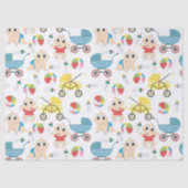 Speelse baby's tissuepapier (Voorkant)