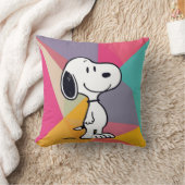 Speelse Beagle Cartoon Geometrische Pop Art Kussen (Deken)