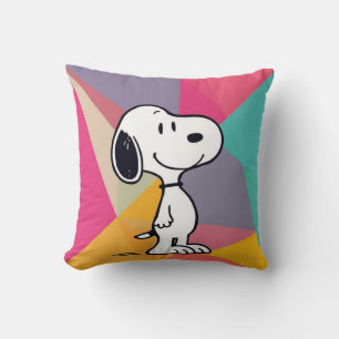 Speelse Beagle Cartoon Geometrische Pop Art Kussen