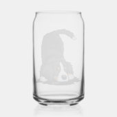 Speelse Bernese Puppy Kunst Blikvorm Glas (Achterkant)