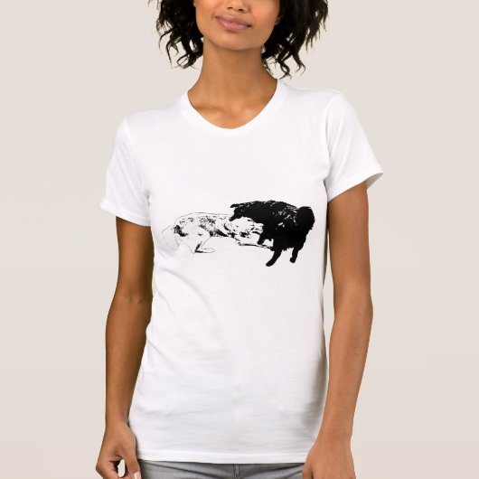 Speelse Beweging, Stoute Metgezellen T-shirt (Voorkant)