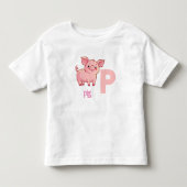 Speelse Biggetjes T-shirt voor Peuters (Voorkant)