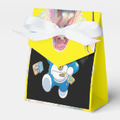 Speelse blauwe robot cadeau doos voor kinderen bedankdoosjes (Voorkant Zijde)