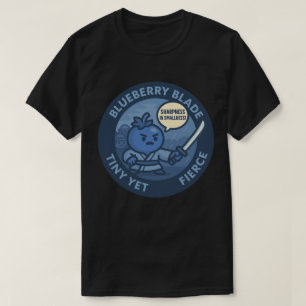 Speelse Blauwebes Samoerai Kracht  T-shirt