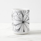 Speelse bloemblaadjes Mok (Center)