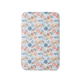 Speelse Bloemen Patroon Badmat (Voorkant Verticaal)