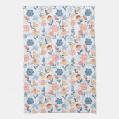 Speelse Bloemenpatroon Keukenhanddoek (Verticaal)