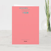 Speelse Boeketjes – Hartelijk Dank Kaart (Achterkant)