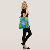 Speelse Boheemse Patroontas Tote Bag (Op model)