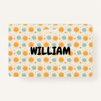 Speelse Boho Sun Badge