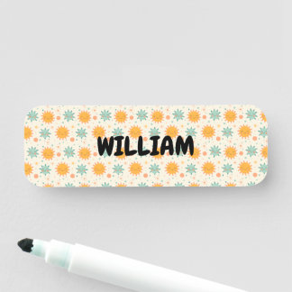 Speelse Boho Sun Naamplaatje