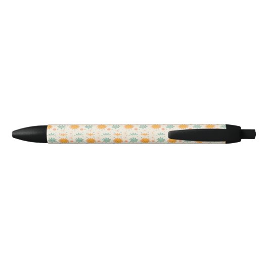 Speelse Boho Sun Zwarte Inkt Pen (Achterkant)