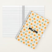 Speelse Boho Zon Notitieboek (Binnen)