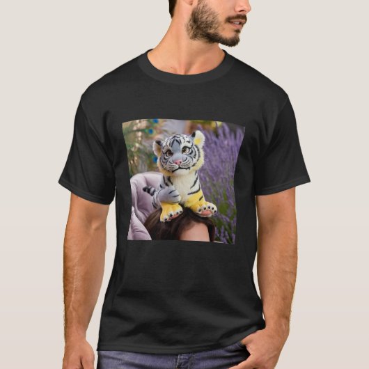 Speelse Bond met White Tiger Cub T-shirt (Voorkant)