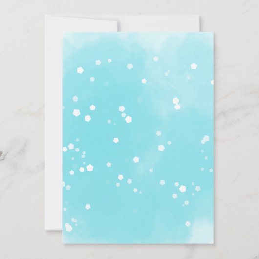 Speelse bosdieren Schattige Baby shower Kaart (Achterkant)