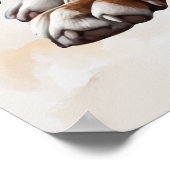 Speelse Boxerhonden  Poster (Hoek)