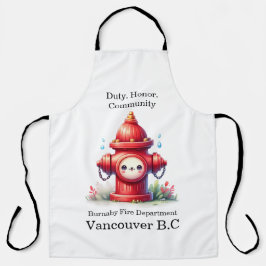 Speelse brandkraan in het park schort