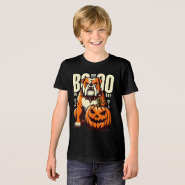 Speelse Bulldog Pop Art: Boo of Bulldog? Tri-Blend Shirt