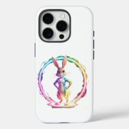 Speelse Bunny Bliss iPhone 16 Pro Hoesje