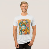 Speelse Bunny Leapfrog T-shirt Collectie (Voorkant volledig)