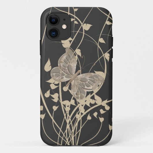 Speelse Butterfly iPhone5 Barely there hoesje (Achterkant)