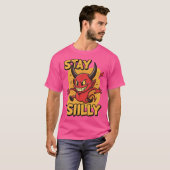 speelse cartoon devil t-shirt (Voorkant volledig)