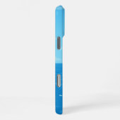 Speelse Cartoon Dolfijn met Strandbal iPhone Hoesje (Rechterkant)