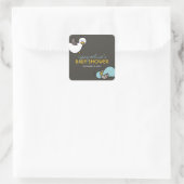 Speelse Cartoon Duck Boy Twins Baby shower Sticker (Tas)