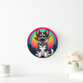 Speelse Cartoon Hond Ronde Klok (Huis)