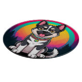 Speelse Cartoon Hond Snijplank (Hoek)