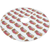 Speelse cavia's en watermeloen illustratie kerstboom rok (Gekanteld)