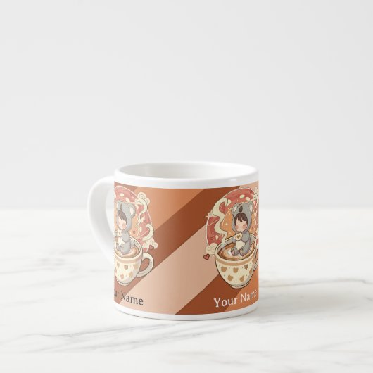 Speelse Chibi Koala Melk Mok voor Kinderen (Links)