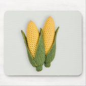 Speelse Chic Oma's Garden Modern Crochet Corn Muismat (Voorkant)
