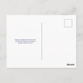 Speelse clown Confetti April Fools' Day Briefkaart (Achterkant)