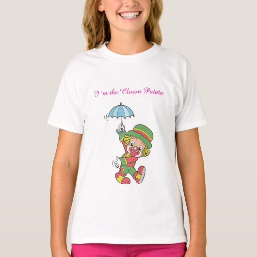 speelse clown T-shirt (Voorkant)