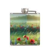 Speelse Country Cowgirl Drank Vinyl Omwikkelde Fle Heupfles (Achterkant)