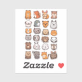 Speelse Critter Companions Sticker Pack (Vel)