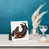 Speelse Dachshund Puppy Fotoplaat (Insitu)
