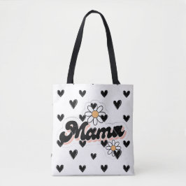 Speelse Daisy Mama Canvas tas | Schattige en trend