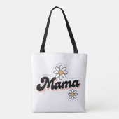 Speelse Daisy Mama Canvas tas | Schattige en trend (Achterkant)
