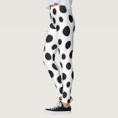 Speelse Dalmatiër Geïnspireerde Halloween Gestippe Leggings (Links)